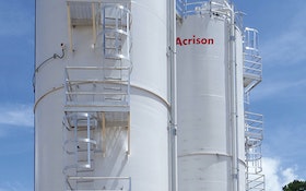 Bins/Hoppers/Silos - Acrison Dual Dry Bulk Chemical Storage Silos