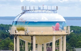 Creative Paintings Turn Water Towers Into Landmarks in a Florida Beachfront City
