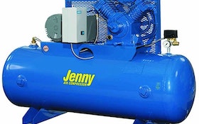 Compressors - Jenny Products electric two-stage, horizontal-tank stationary air compressor