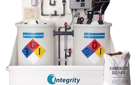 Integrity Municipal Systems liquid ammonium sulfate system produces solution on location