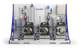 CHEM-FEED Plastic Triplex Skid Delivers Precise Chemical Feed